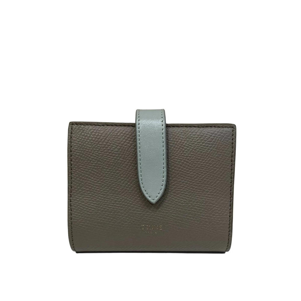 Celine Bifold Wallet Beige Celine Tan